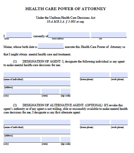 What are POA forms?