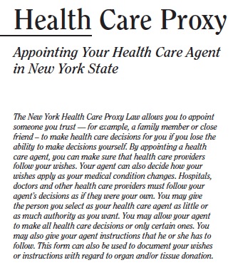 Health Care Proxy