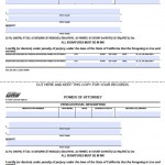 DMV POA Form